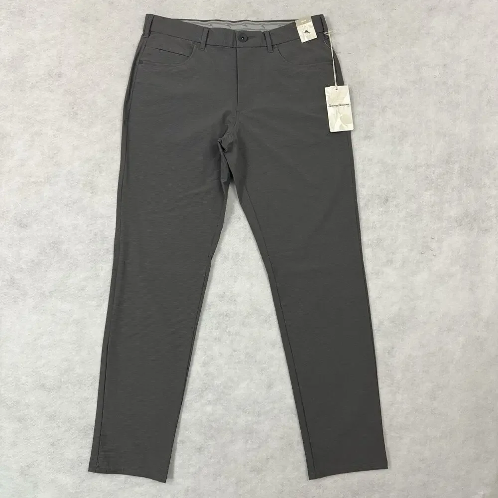 Tommy Bahama Pants Men 32x32 Gray IslandZone Stretch Golf Performance NWT